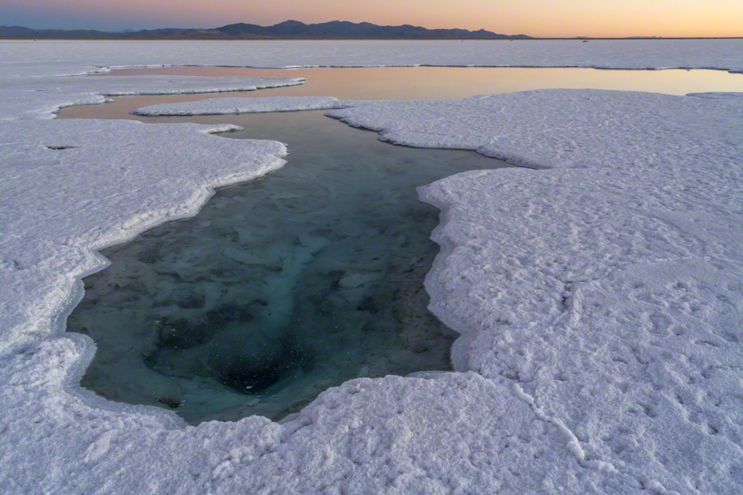 Salt pond in the Atacama desert, Argentina