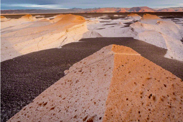 Pumice field in the Atacama desert , Argentina