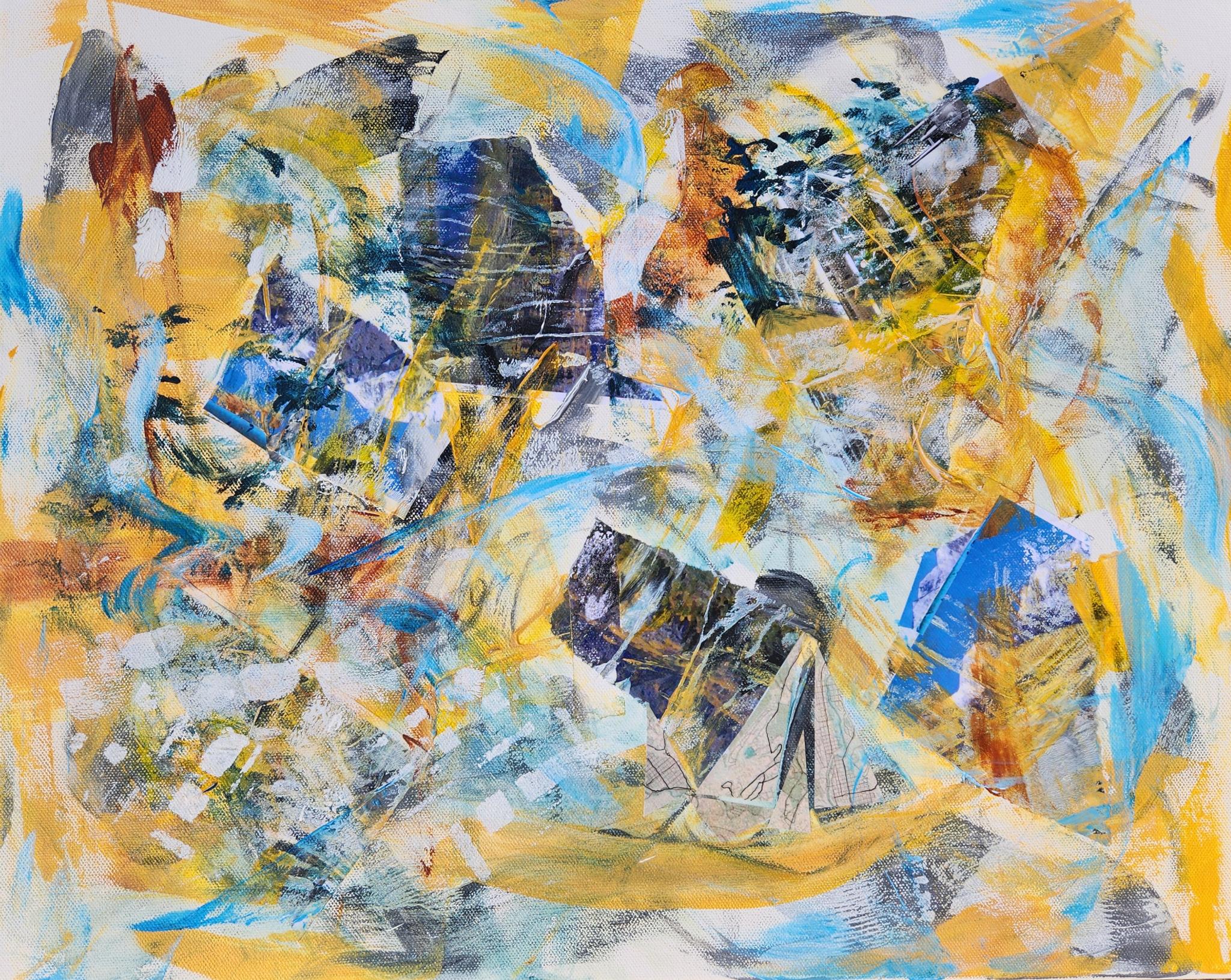 Re- Imagining Mixed Media - acrylic, watercolor and collage